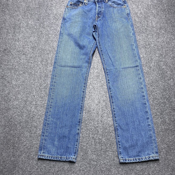 Vintage Levis 501 Jeans Mens 27x32 Straight Leg Button Fly Denim Classic - Picture 1 of 13